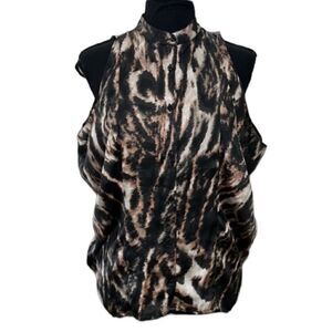 H&M Sleeveless Animal Print Top(Size 2)